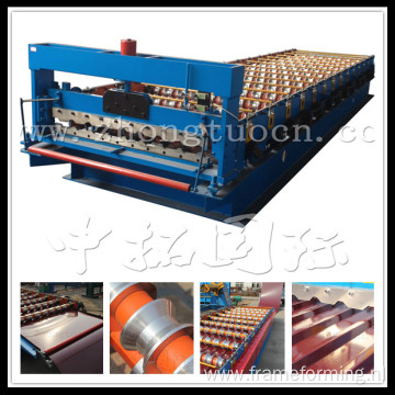 Aluminum Step Tile Roll Forming Machine